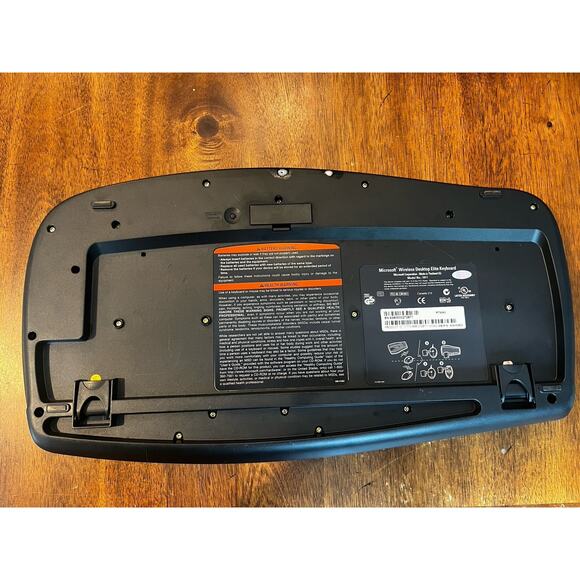 Microsoft Wireless Desktop Elite Keyboard 1011 W/O Dongle Receiver In Black - Picture 2 of 6